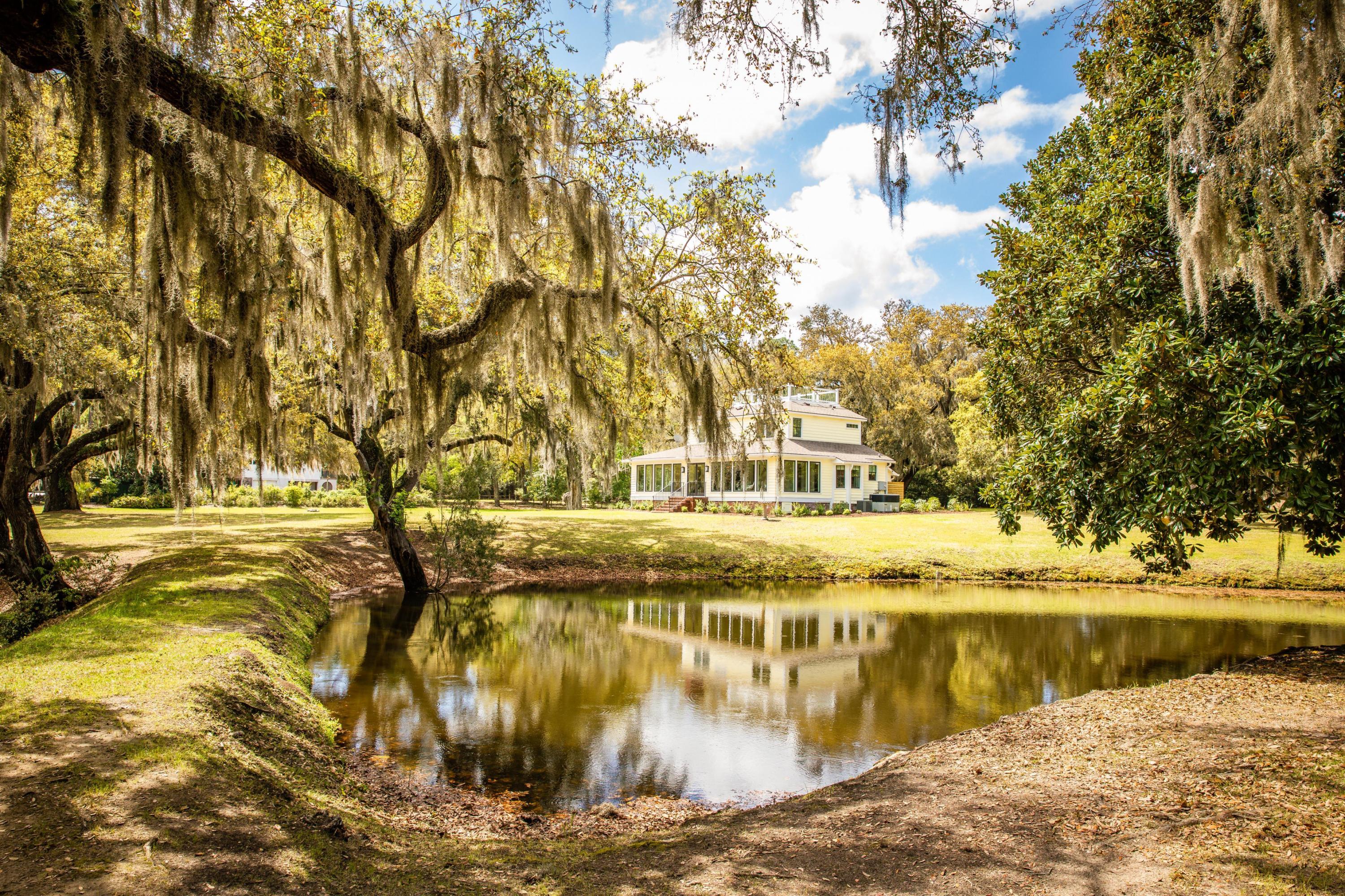 6196 Rockefeller Road Wadmalaw Island, SC 29487 - Photo 43 of 53 View From Across the Pond