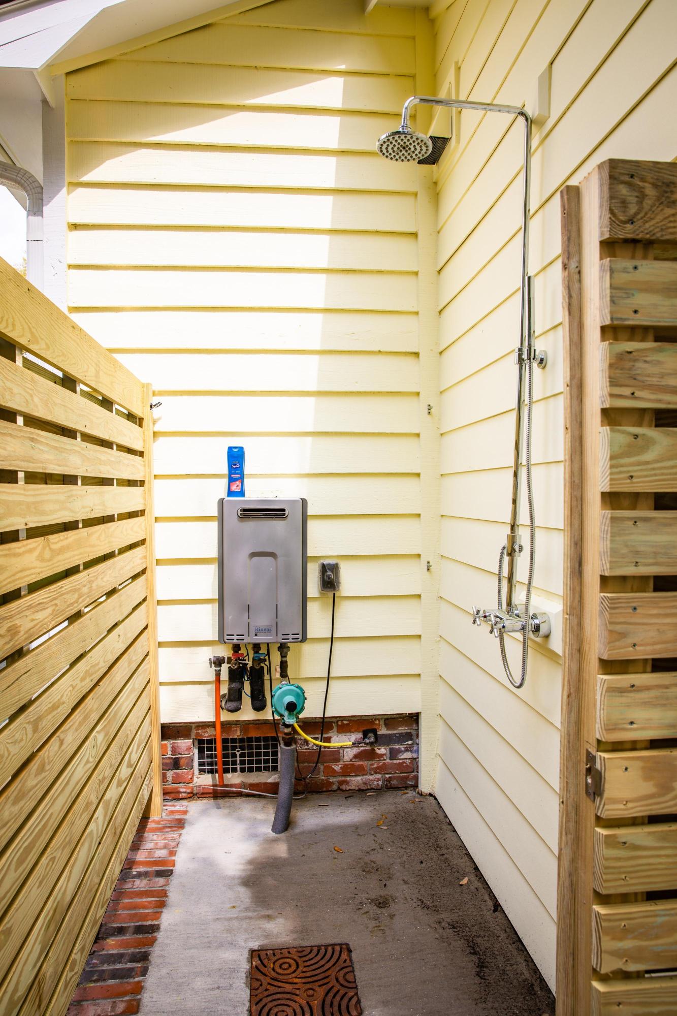 6196 Rockefeller Road Wadmalaw Island, SC 29487 - Photo 47 of 53 Custom Outdoor Shower