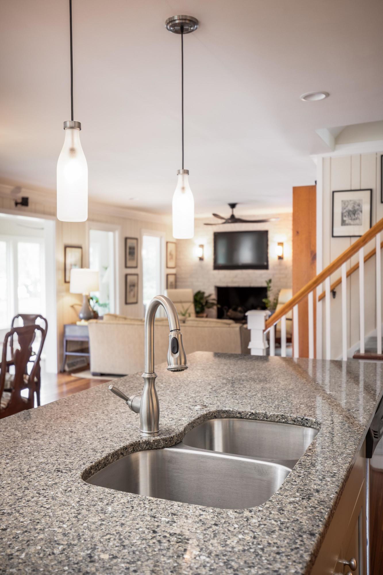 6196 Rockefeller Road Wadmalaw Island, SC 29487 - Photo 8 of 53 Quartz Countertops and Droog Pendants