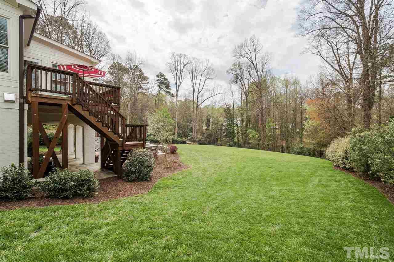1101 Shelley Road Raleigh, NC 27609 - Photo 24 of 25 a view of a house with a yard