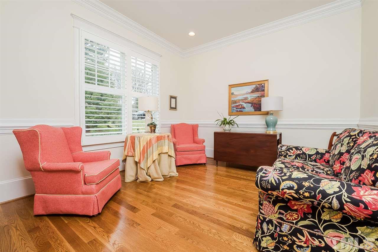1101 Shelley Road Raleigh, NC 27609 - Photo 5 of 25 a bedroom with furniture and a large window