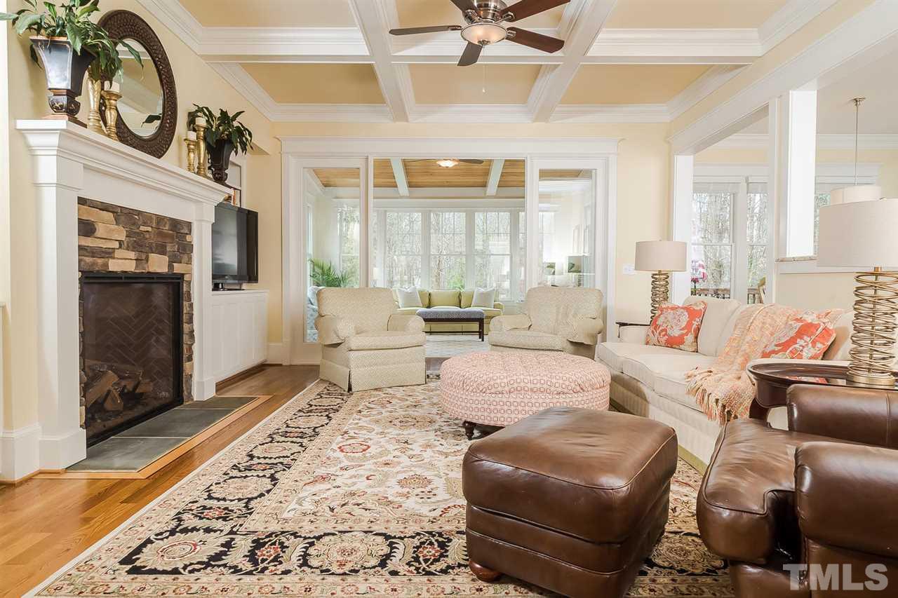 1101 Shelley Road Raleigh, NC 27609 - Photo 6 of 25 a living room with furniture and a rug