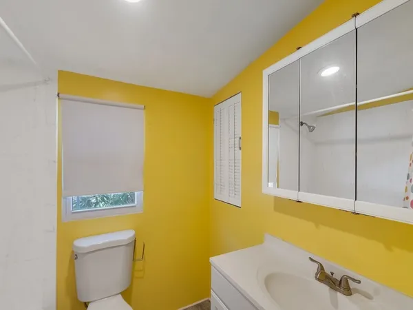 a backyard of a house