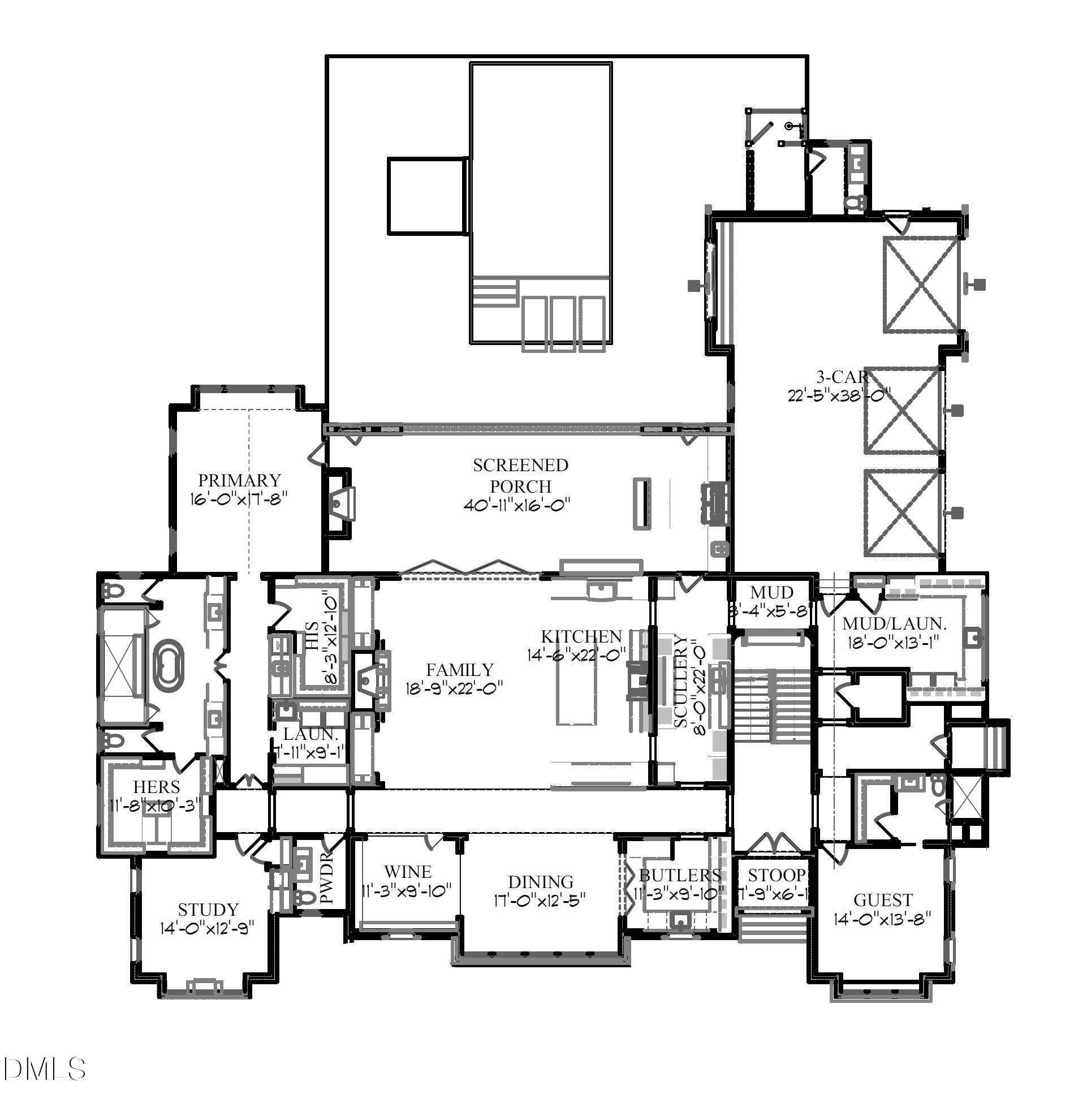 613 Sampson Street Raleigh, NC 27609 - Photo 29 of 32 a black and white photo of a painting
