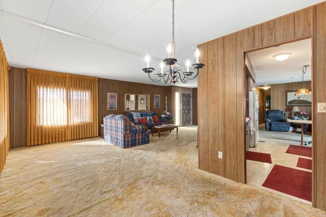a kitchen filled a counter and appliances