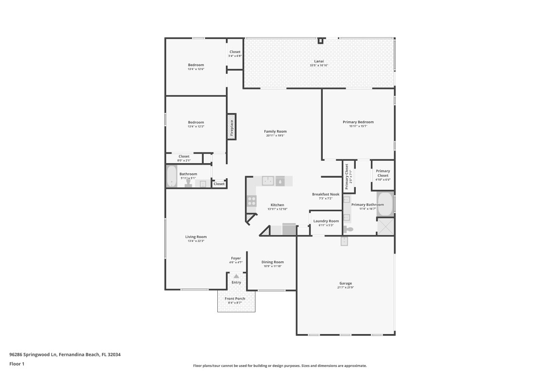 96286 Springwood Lane Fernandina Beach, FL 32034 - Photo 59 of 59 Floor plan