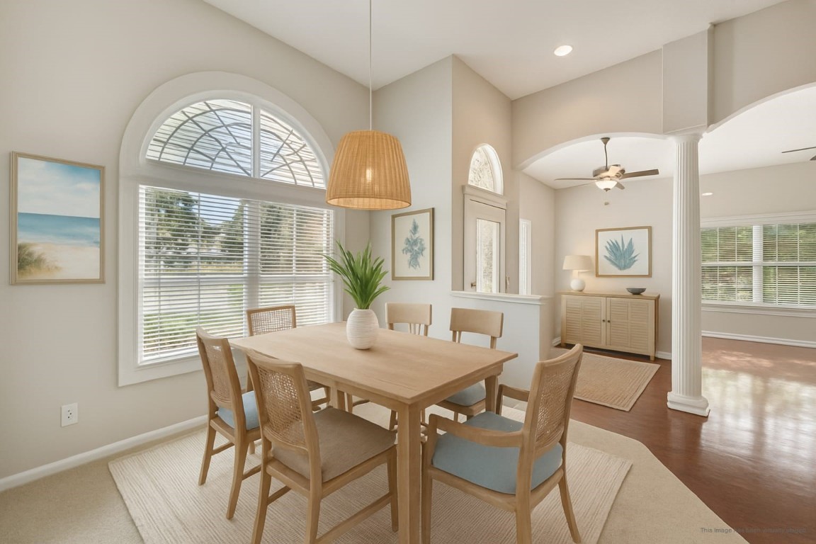 96286 Springwood Lane Fernandina Beach, FL 32034 - Photo 4 of 59 Virtually staged Formal dining room, natural light