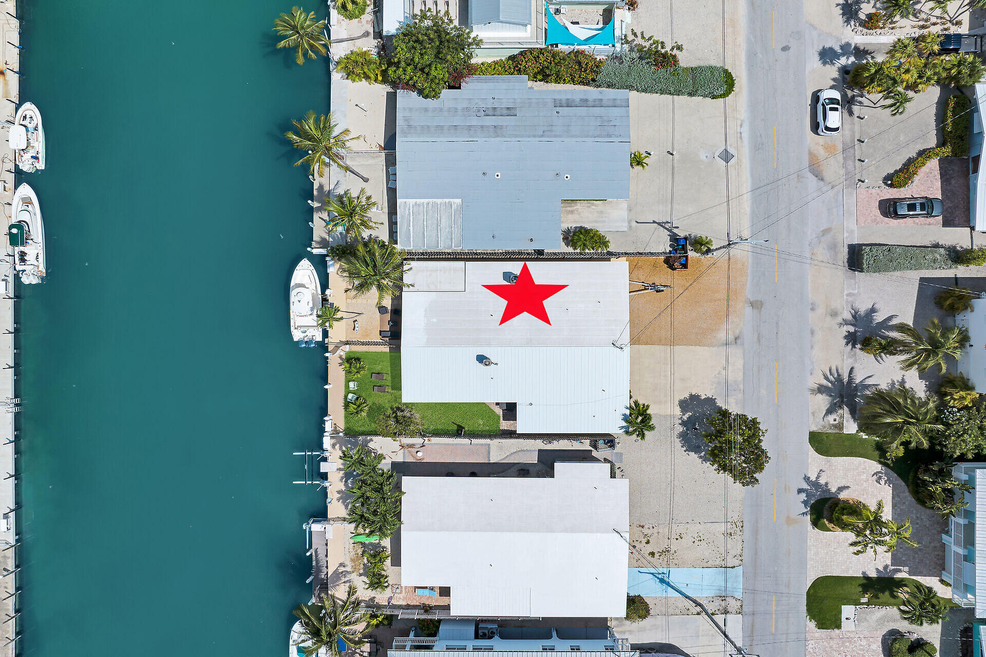 211 5th Street Key Colony Beach, FL 33051 - Photo 26 of 28 an aerial view of house with yard