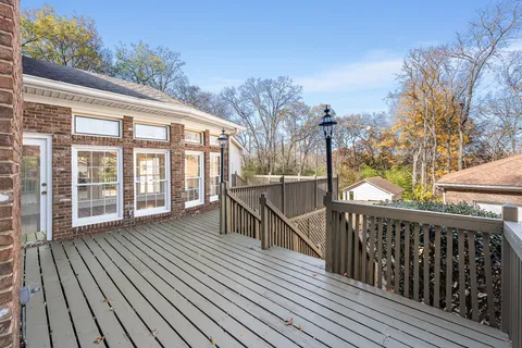 a view of a car in garage