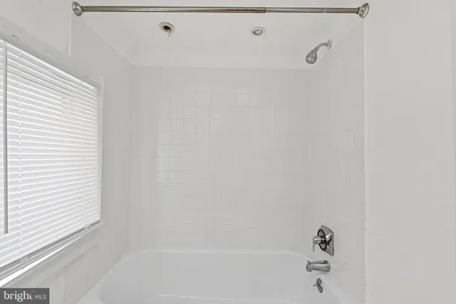 a close up of a bathtub