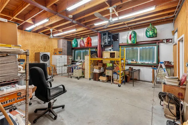 a view of storage and utility room