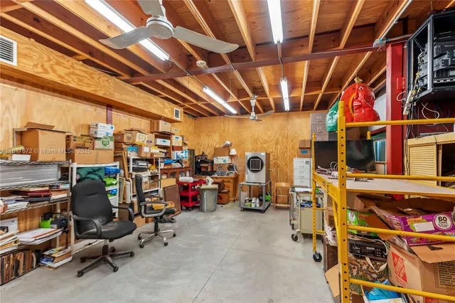 a view of storage and utility room