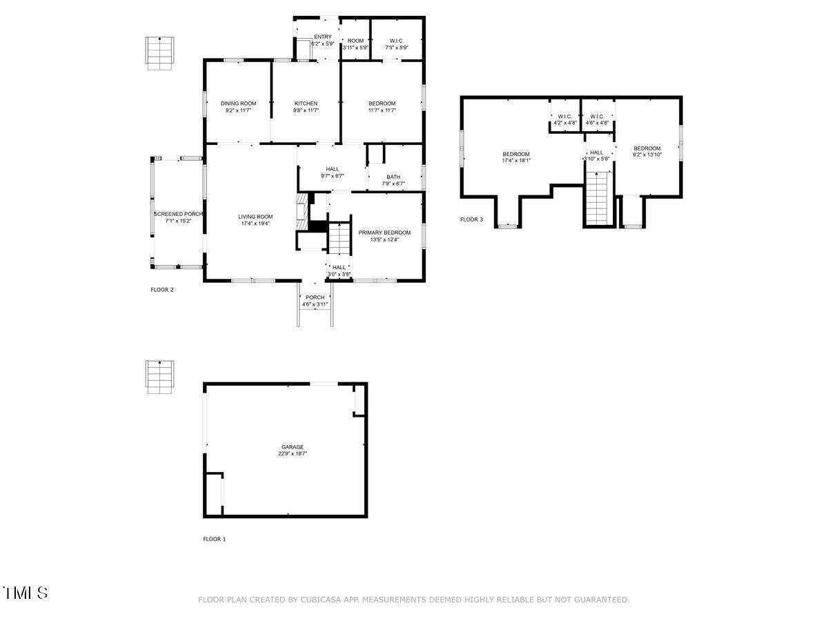 607 East Geer Street Durham, NC 27701 - Photo 23 of 23 a picture of floor plan