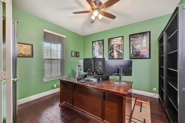 a room with furniture and window