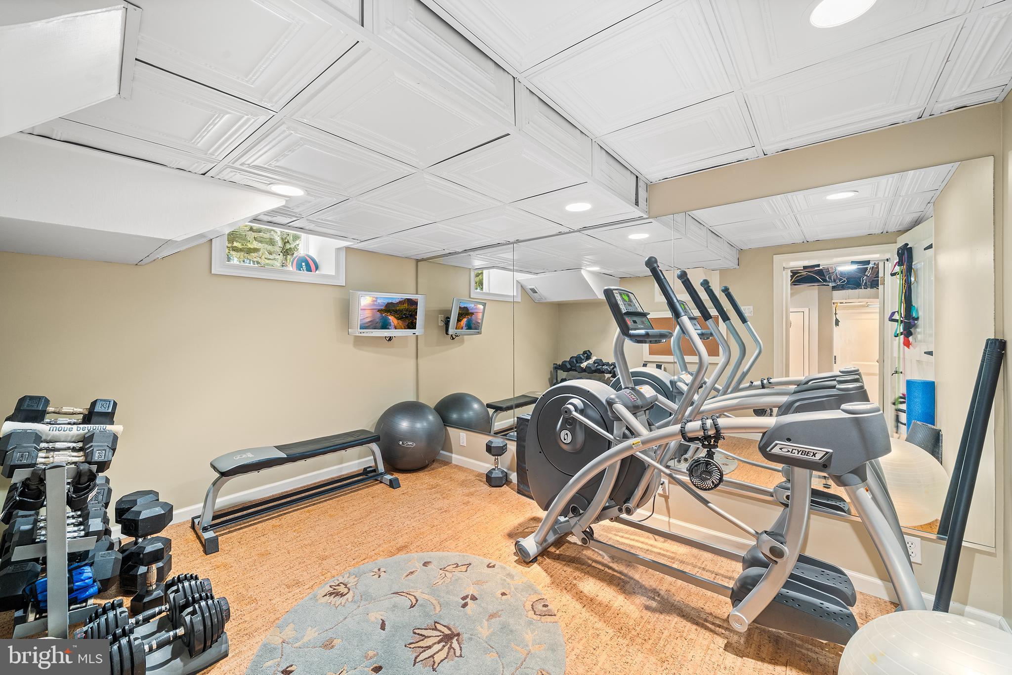311 Millbank Road Bryn Mawr, PA 19010 - Photo 36 of 54 a view of a room with gym equipment