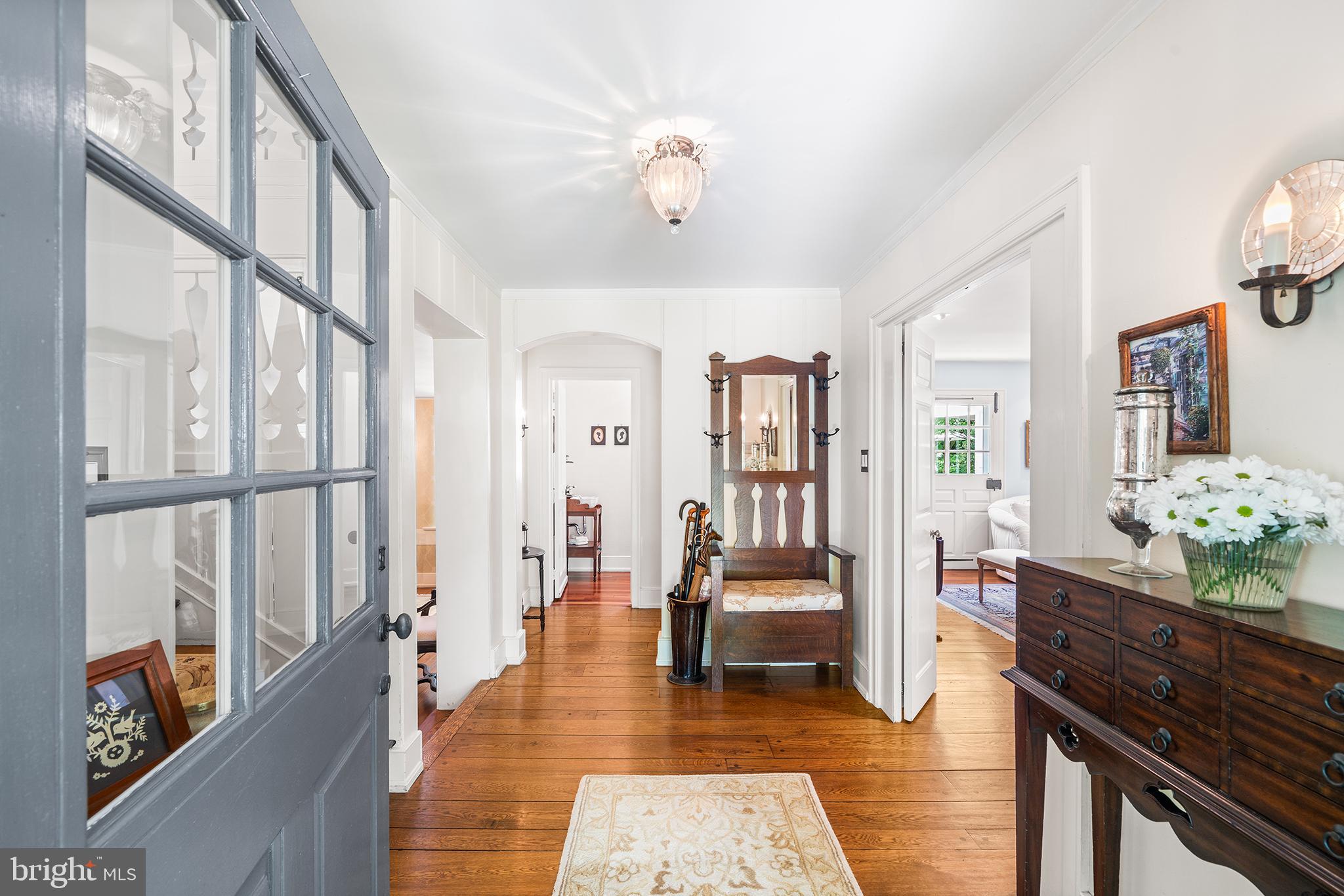 311 Millbank Road Bryn Mawr, PA 19010 - Photo 5 of 54 a living room with furniture and wooden floor