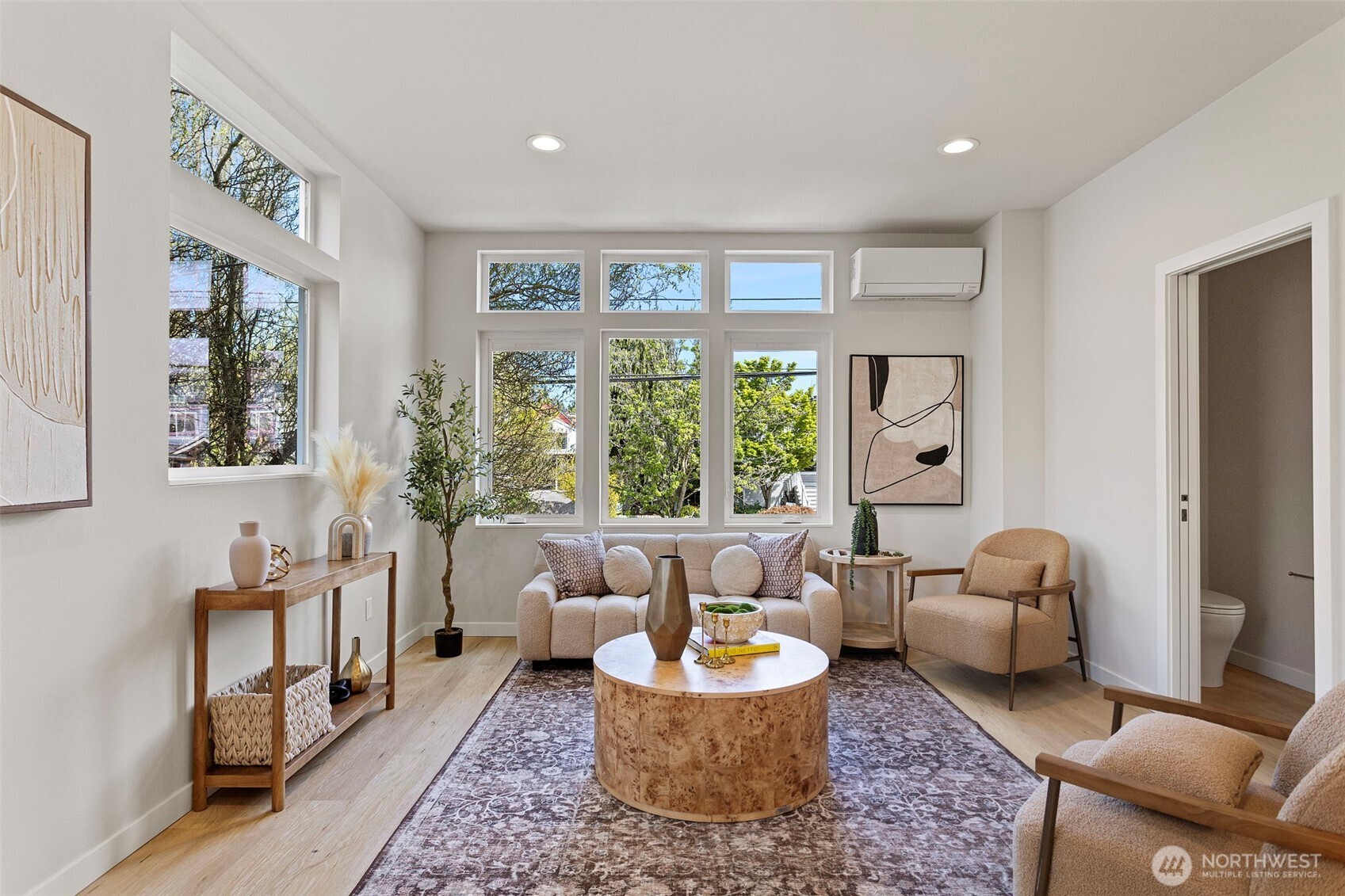 1127 Northwest 58th Street, Unit B Seattle, WA 98107 - Photo 15 of 30 a living room with furniture and a window