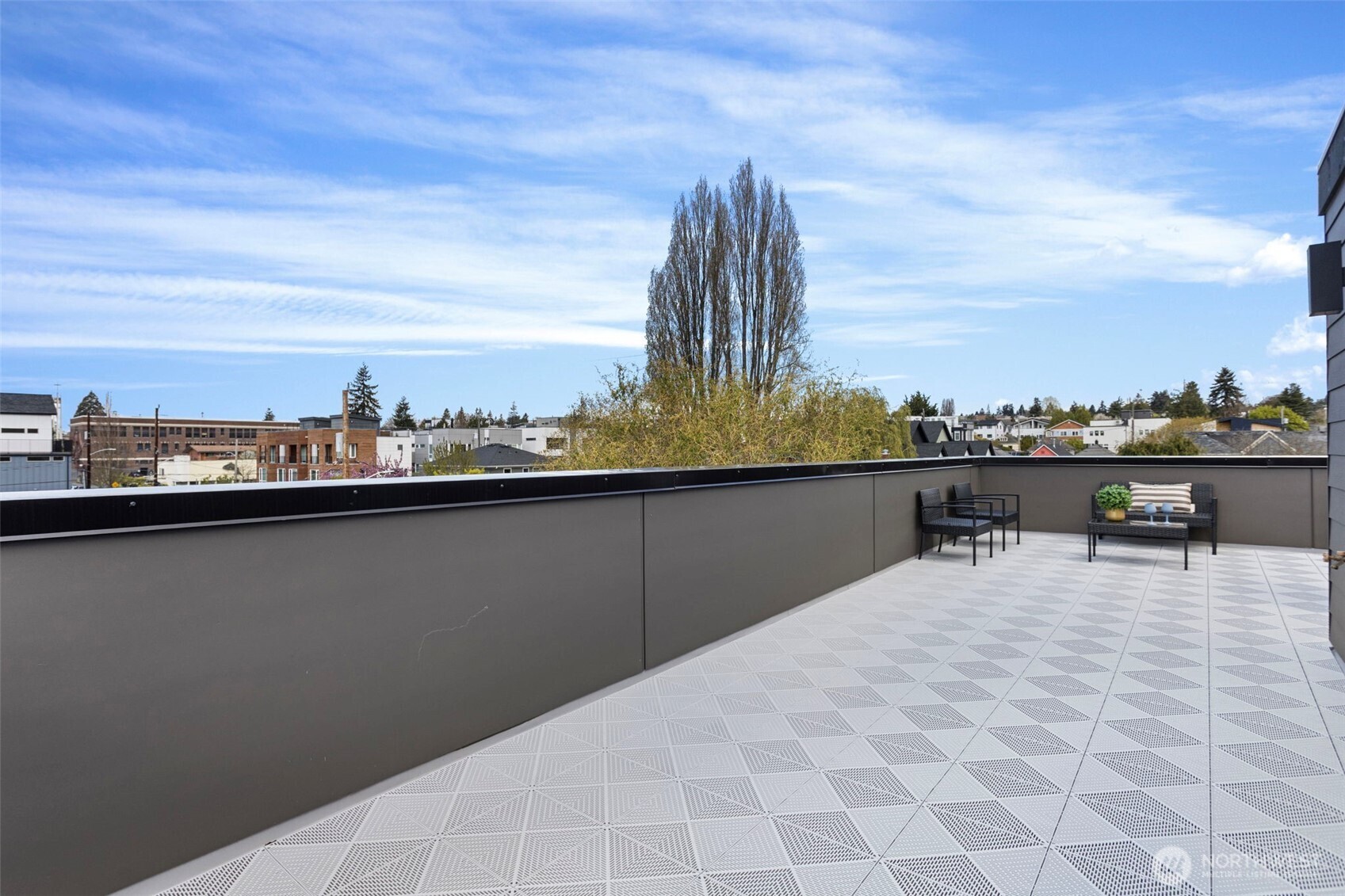 1127 Northwest 58th Street, Unit B Seattle, WA 98107 - Photo 28 of 30 a view of a terrace with sitting area