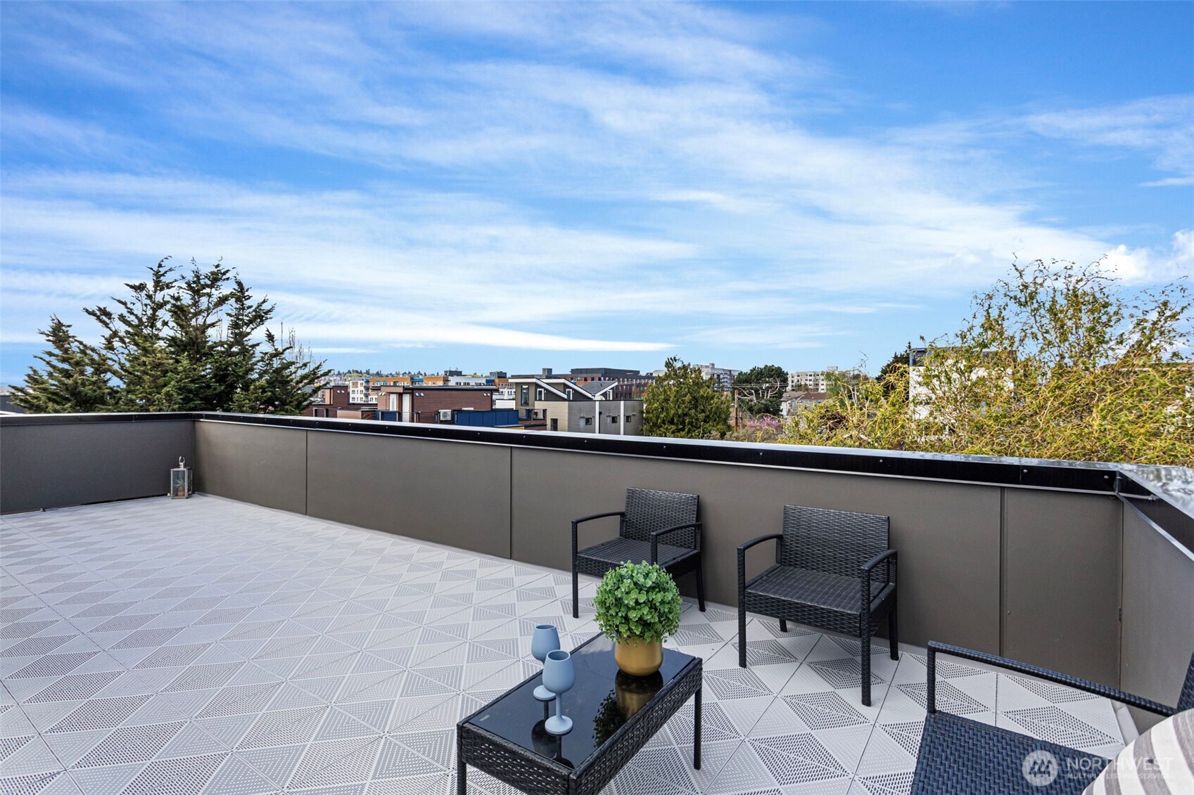 1127 Northwest 58th Street, Unit B Seattle, WA 98107 - Photo 29 of 30 a terrace view with seating space