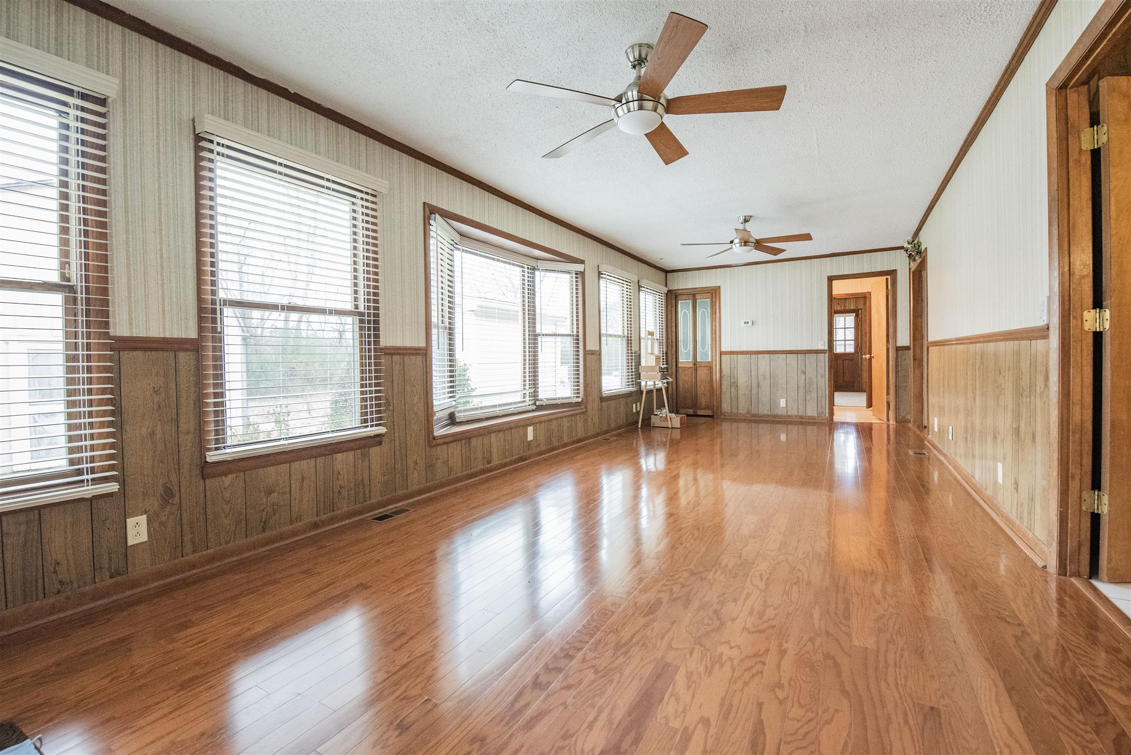 925 Alford Road Murfreesboro, TN 37129 - Photo 16 of 30 a view of empty room with wooden floor and fan