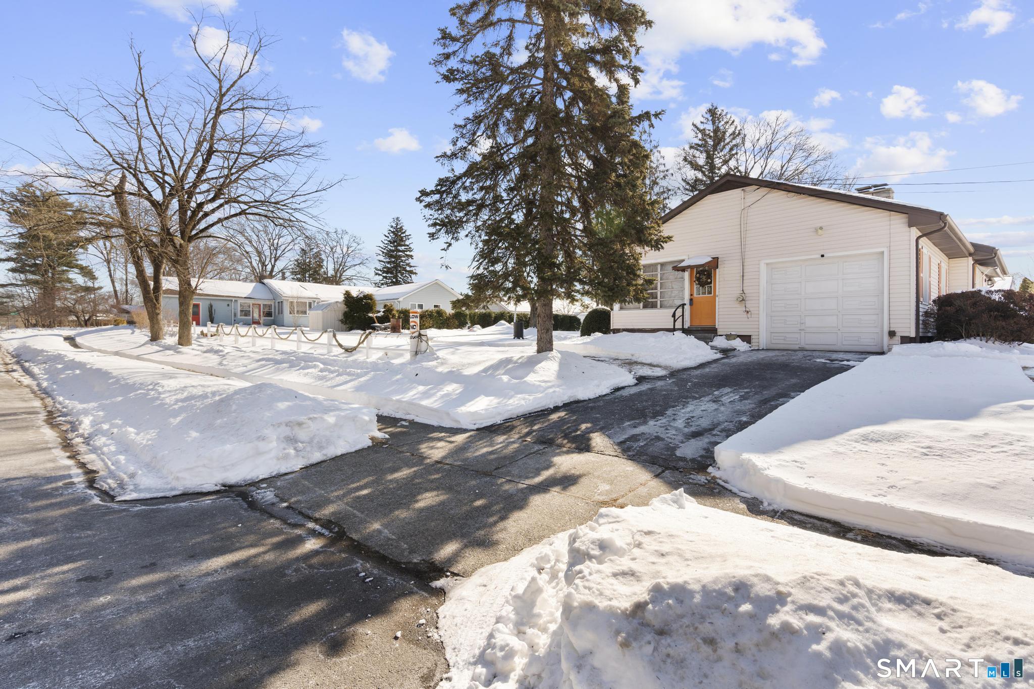 710 East Main Street Stratford, CT 06614 - Photo 28 of 34 a view of a backyard of snow