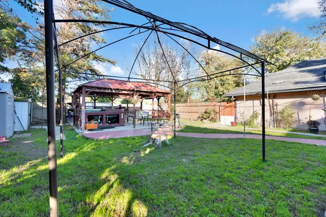 a view of a volley ball court