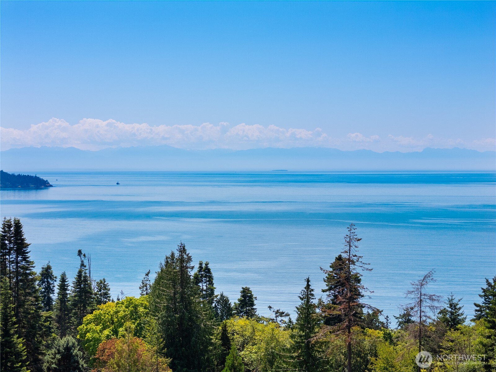 4158 Islander Way Anacortes, WA 98221 - Photo 2 of 40 a view of a lake and mountain in the back