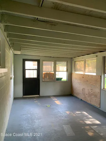 a view of a small space