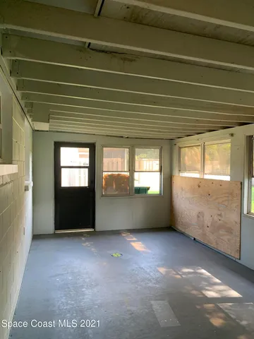 a view of a small space