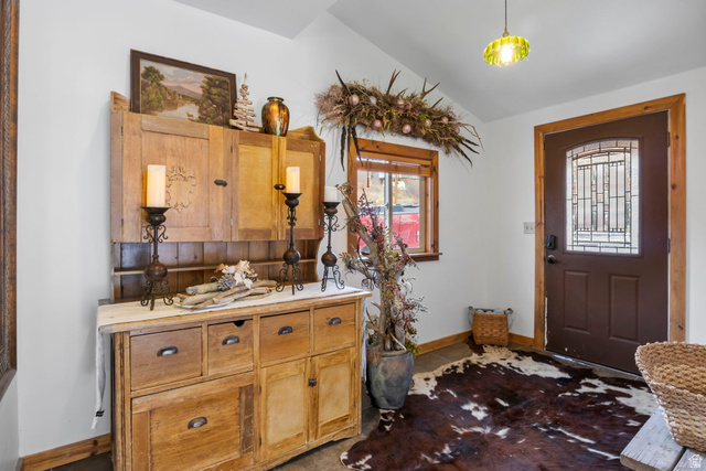 2189 Samak Park Loop, Unit 43 Kamas, UT 84036 - Photo 8 of 48 Foyer featuring vaulted ceiling and tile patterned floors