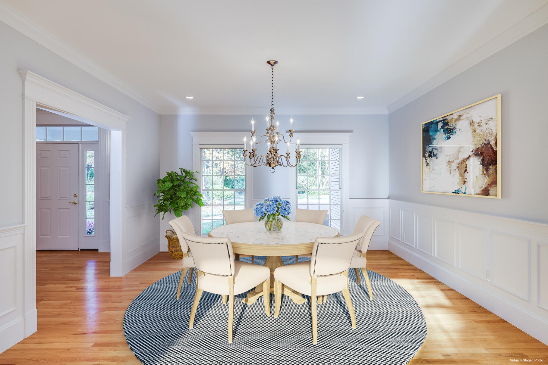 29 Reflection Drive Sandwich, MA 02563 - Photo 16 of 51 a view of a dining room with furniture window and wooden floor