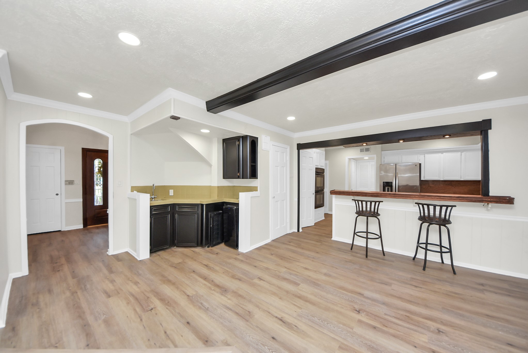8111 Oak Moss Drive Spring, TX 77379 - Photo 19 of 49 a open kitchen with sink and cabinets