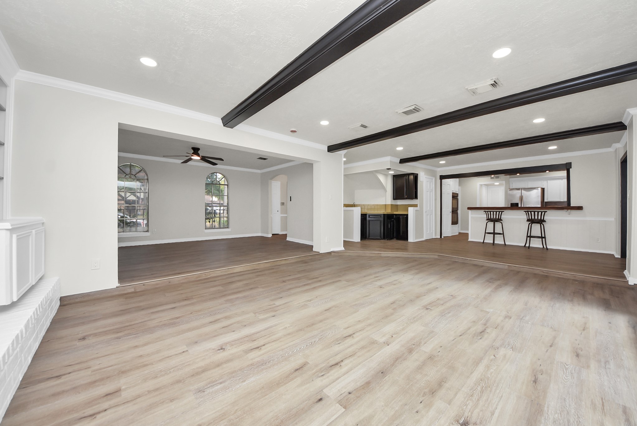 8111 Oak Moss Drive Spring, TX 77379 - Photo 24 of 49 a view of a livingroom with a fireplace