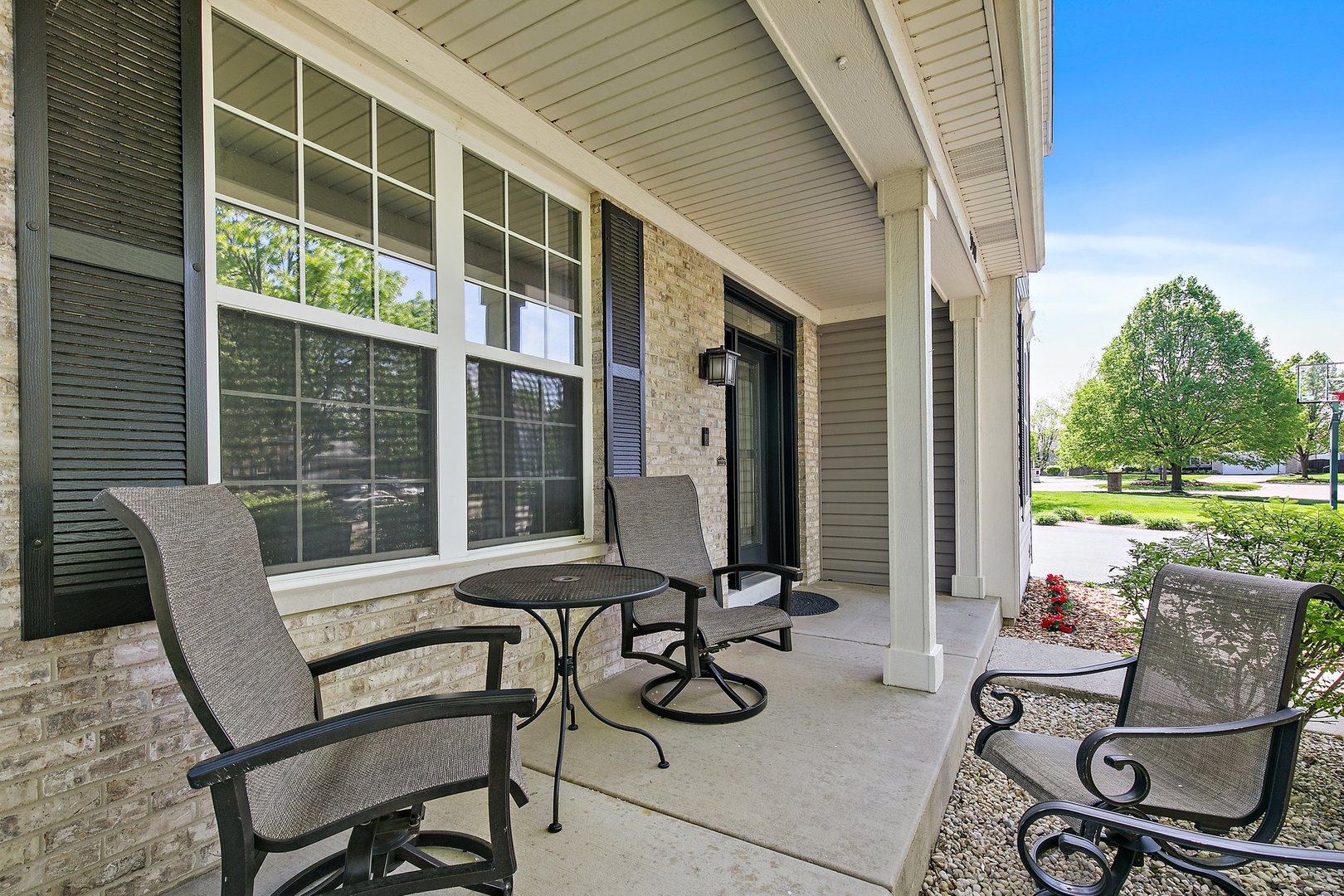 3907 Farmstead Road Carpentersville, IL 60110 - Photo 2 of 49 a view of an outdoor sitting area with furniture and garden view
