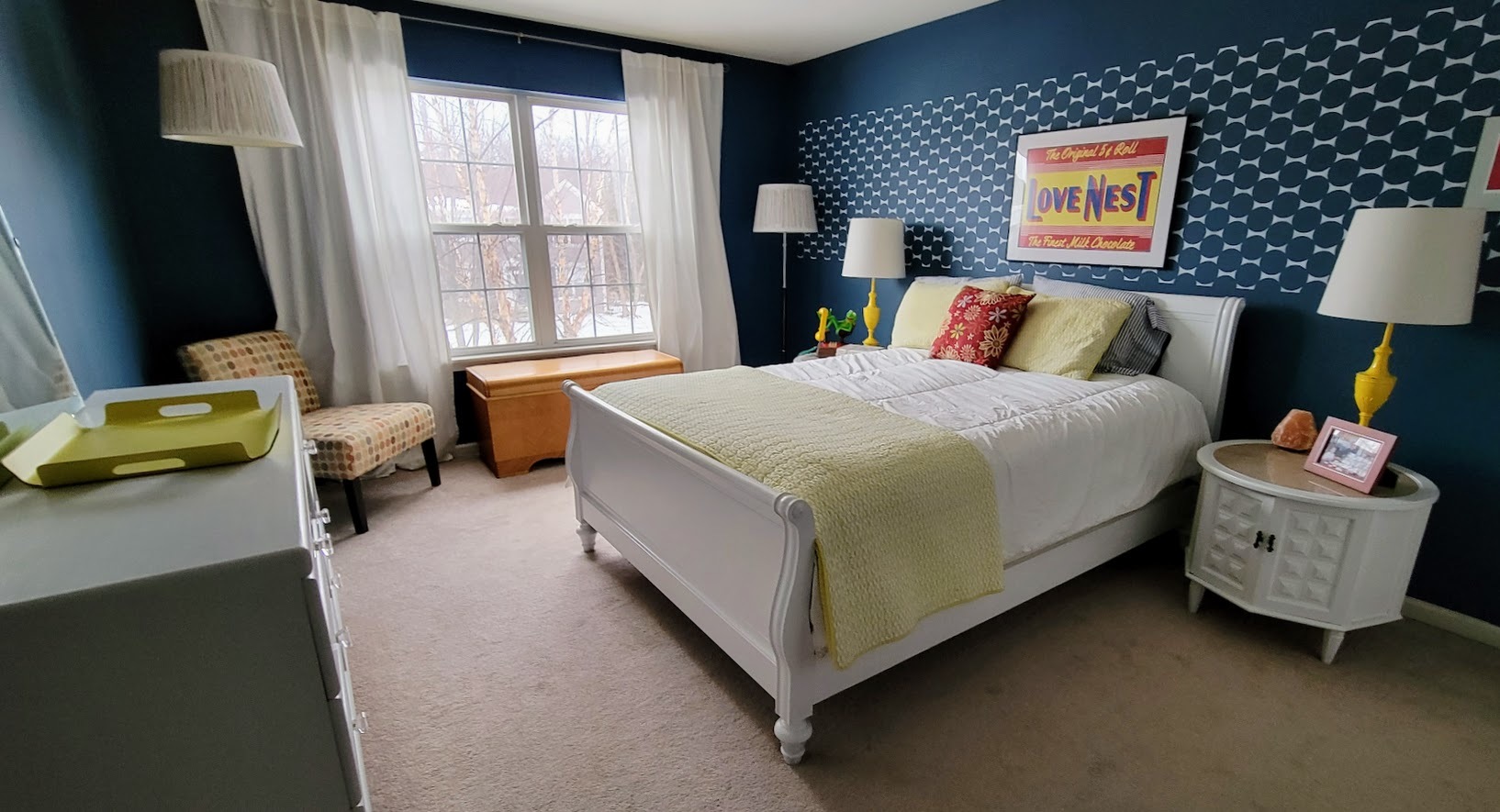 3907 Farmstead Road Carpentersville, IL 60110 - Photo 35 of 49 a bed room with a bed and a chair