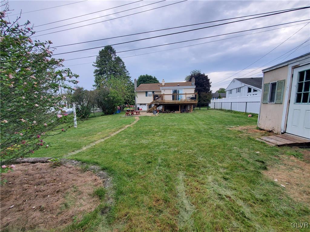 80 El Reno Avenue Nazareth, PA 18064 - Photo 18 of 21 Fenced Backyard with Deck