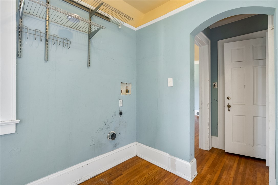 2307 North Avenue Anderson, SC 29625 - Photo 41 of 49 This dedicated laundry room provides convenience and hardwood flooring.