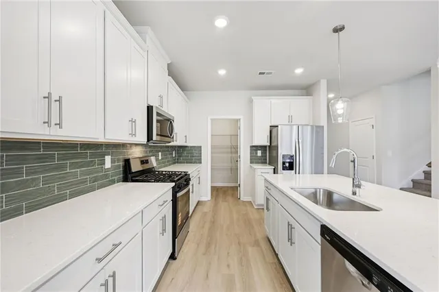 a view of an empty room