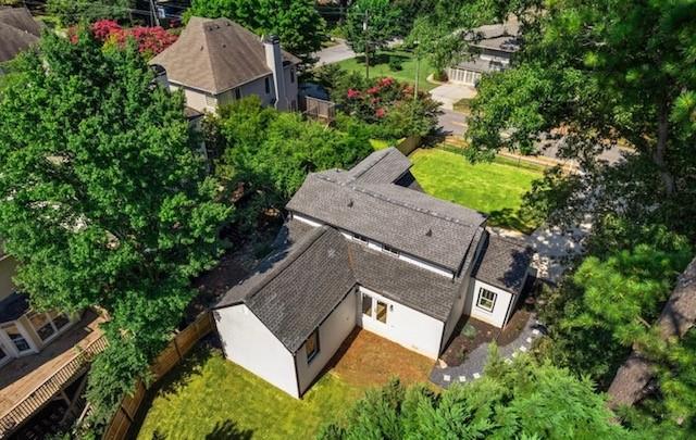 525 Medlock Road Decatur, GA 30030 - Photo 5 of 50 an aerial view of a house with yard swimming pool and outdoor seating