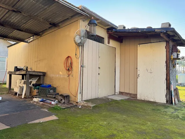 a view of a storage space