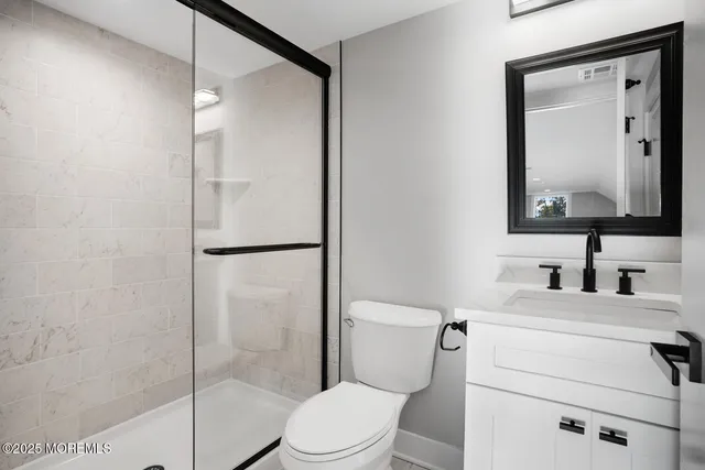 a view of wooden floor in an empty room