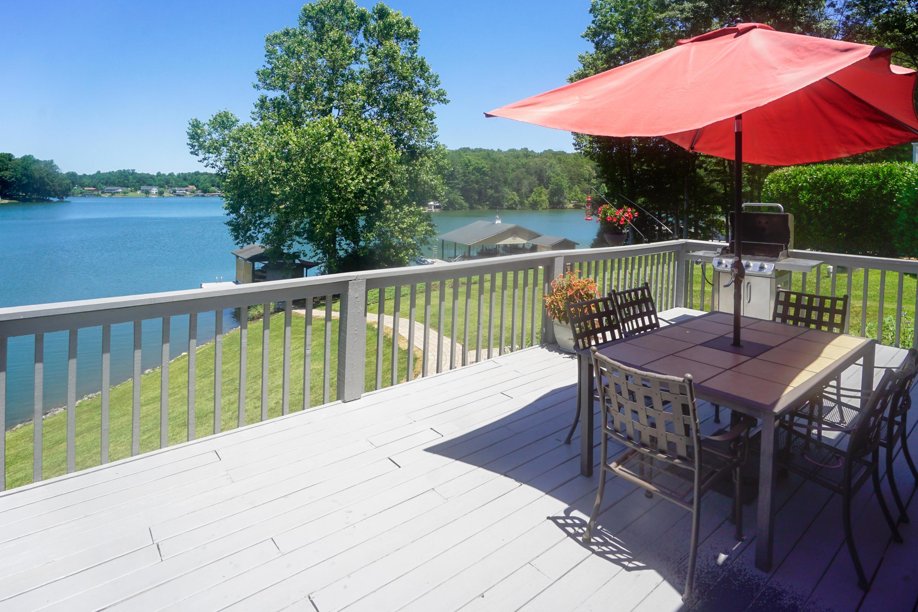 497 Cedar Ridge Road Union Hall, VA 24176 - Photo 14 of 31 a view of balcony with outdoor space and outdoor seating