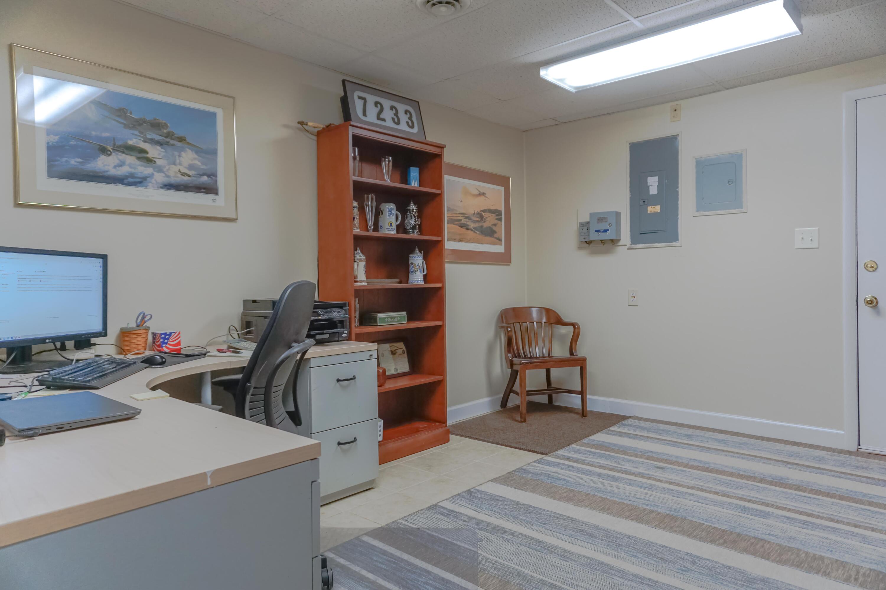 497 Cedar Ridge Road Union Hall, VA 24176 - Photo 24 of 31 a view of a workspace with furniture and toys