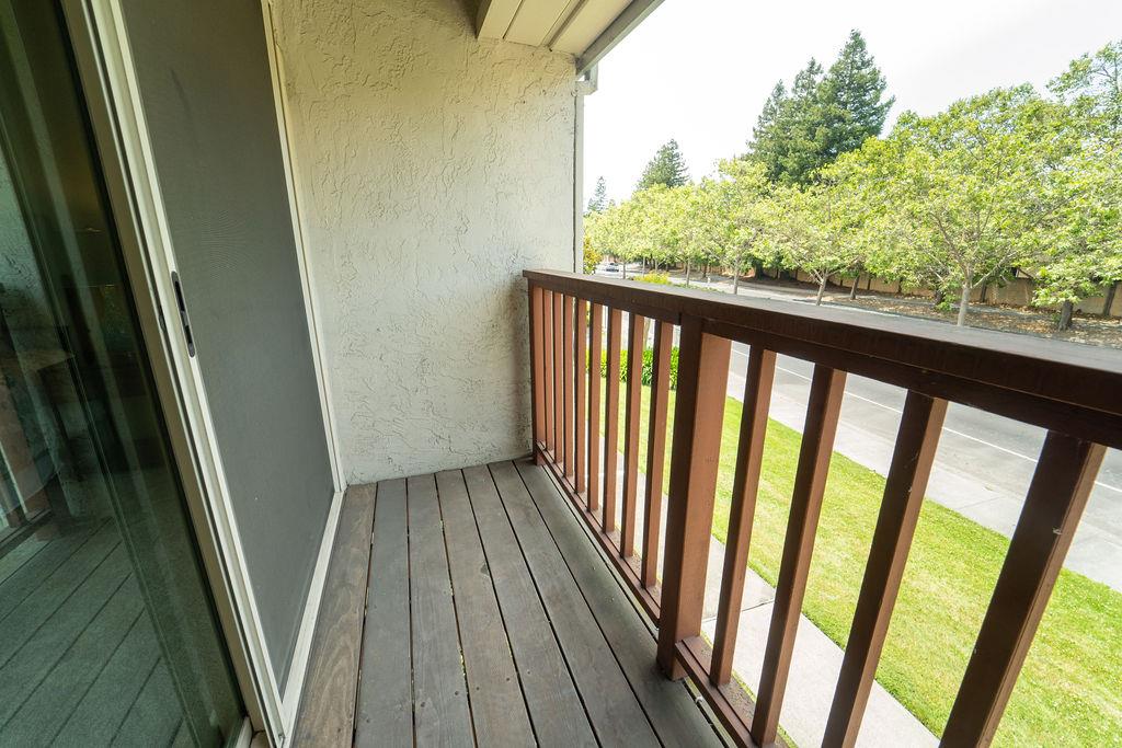 1005 Golf Course Drive Rohnert Park, CA 94928 - Photo 17 of 44 a view of balcony with wooden floor