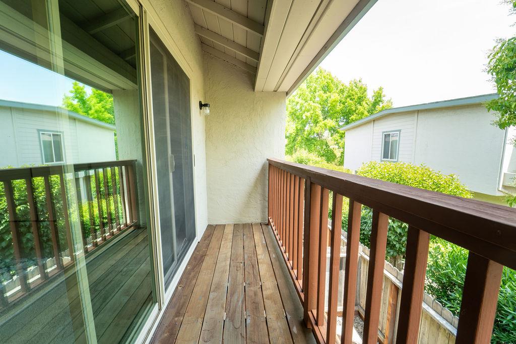 1005 Golf Course Drive Rohnert Park, CA 94928 - Photo 25 of 44 a view of balcony with wooden floor