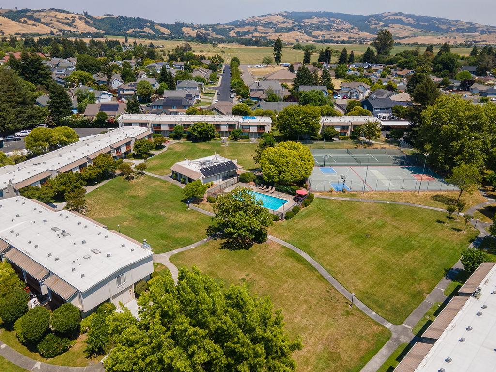 1005 Golf Course Drive Rohnert Park, CA 94928 - Photo 39 of 44 an aerial view of a residential houses with outdoor space