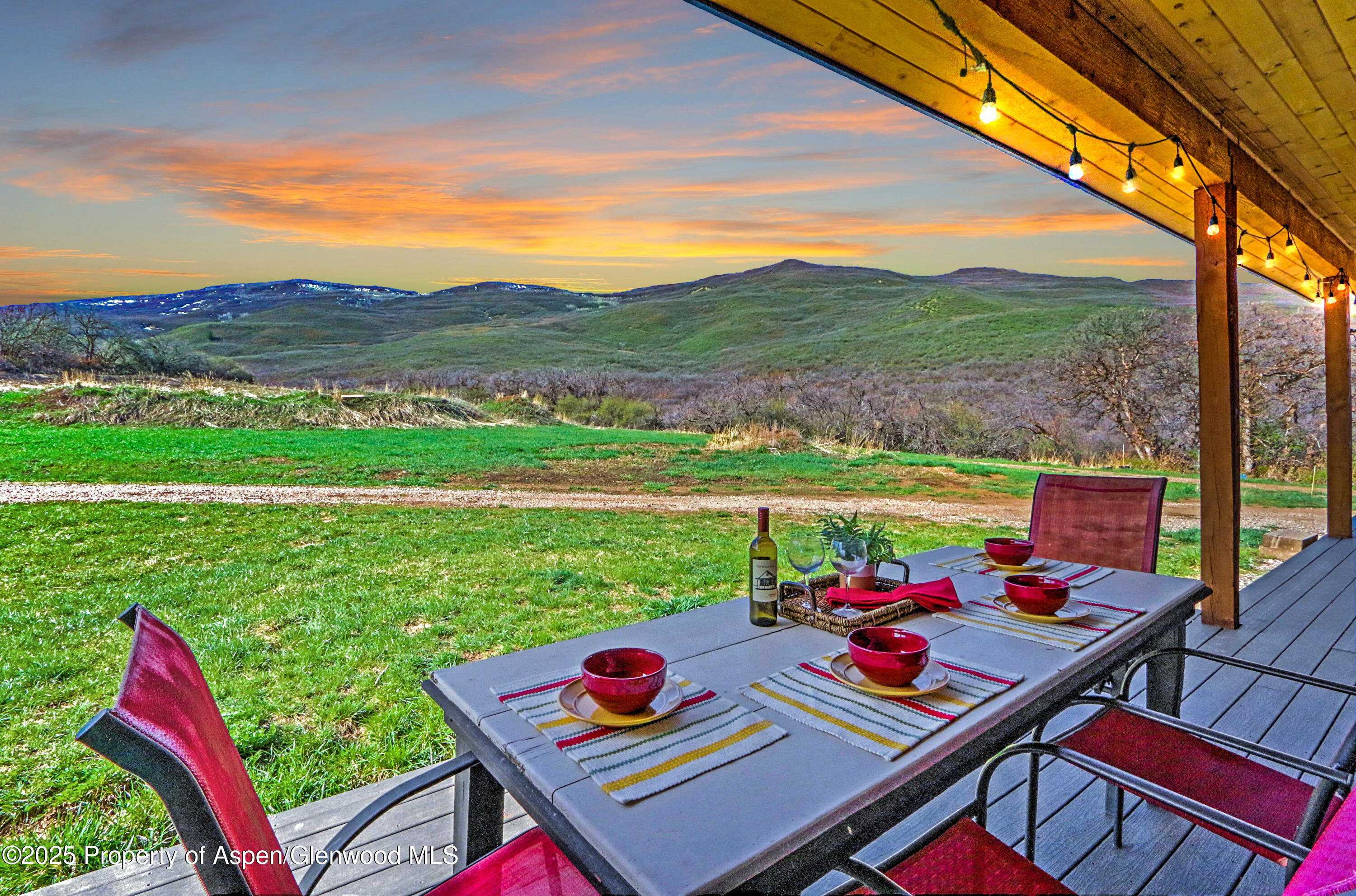 7315 County Road 312 New Castle, CO 81647 - Photo 37 of 75 Deck view dusk 1