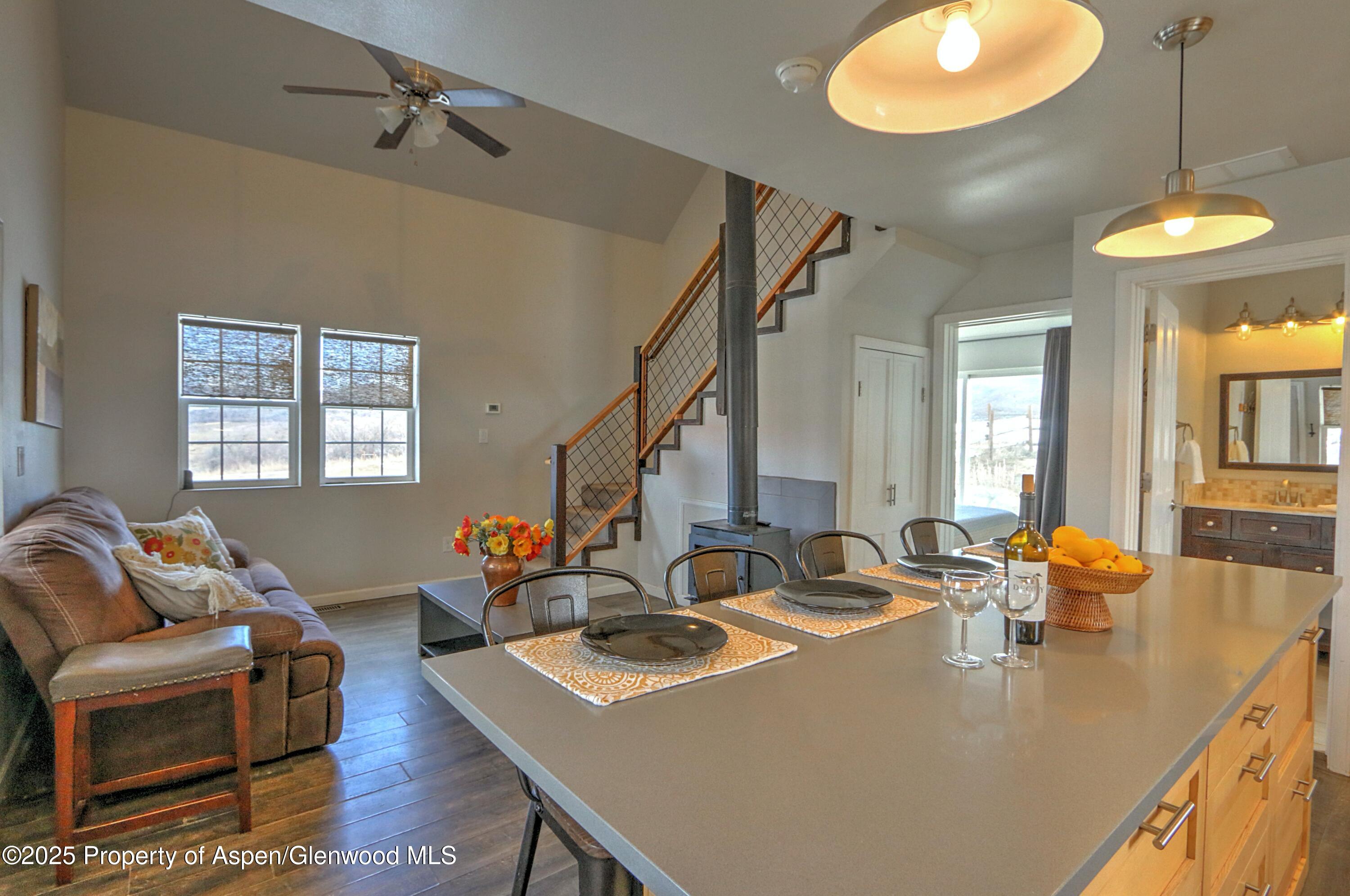 7315 County Road 312 New Castle, CO 81647 - Photo 46 of 75 Cabin - island - living area