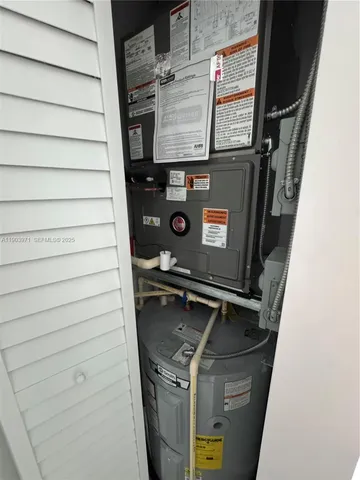 a view of storage and utility room