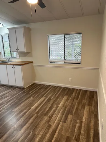 a close view of sink and stove